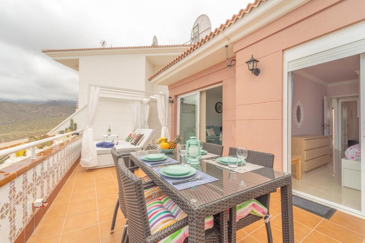 Luxury Penthouse 105M2,Bali Bed,Heated Pool,Sunset Apartment Costa Adeje  Exterior foto