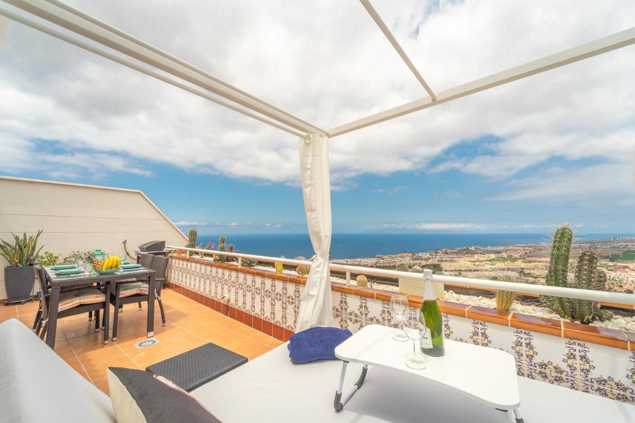 Luxury Penthouse 105M2,Bali Bed,Heated Pool,Sunset Apartment Costa Adeje  Exterior foto